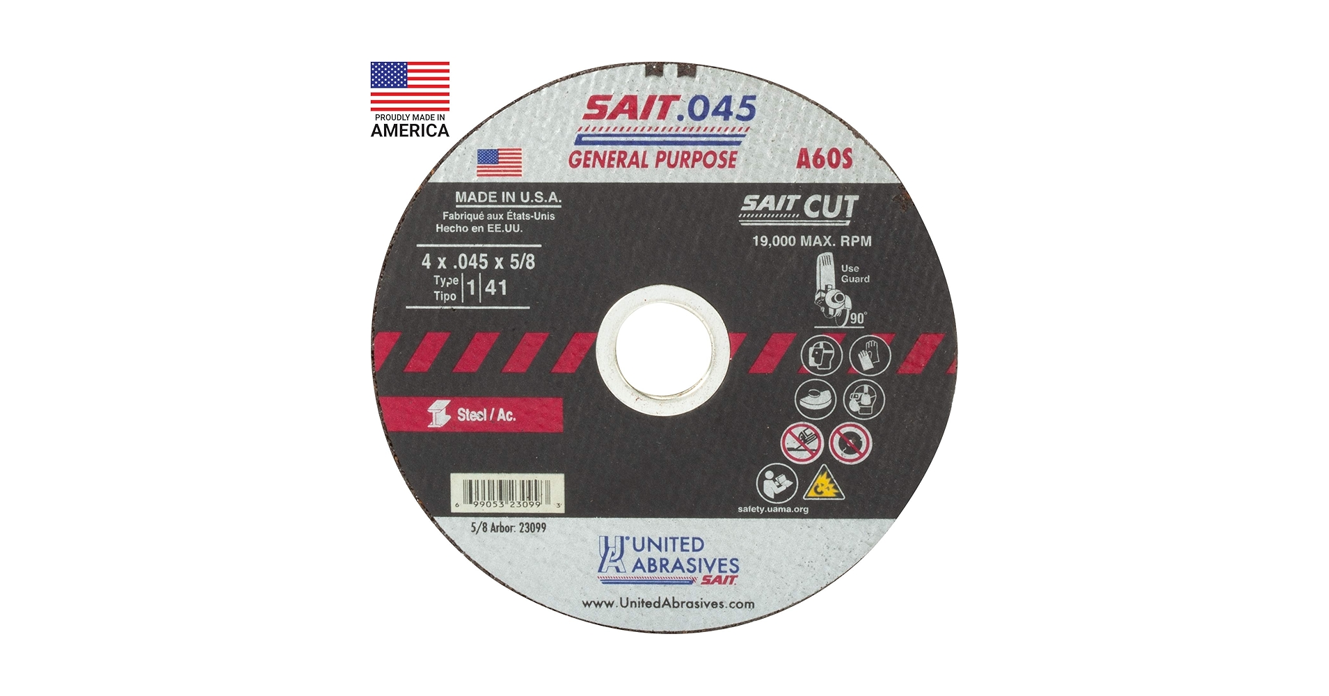 Amazon.com: United Abrasives-SAIT 23099 A60S General Purpose